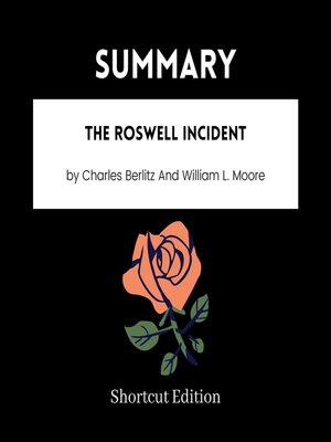 cover image of SUMMARY--The Roswell Incident by Charles Berlitz and William L. Moore